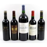 Vintage Wine: a mixed parcel of French reds, comprising a magnum of Chateau Carmes Cantillac,