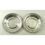 A pair of Austro-Hungarian 950 silver coasters by J C Klinchkosch,