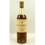 A bottle of early 20th century Grande Fine Champagne Cognac, selected and shipped by Mayor,