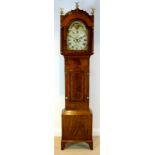 A George III mahogany long case clock, by Weare of Wincanton,