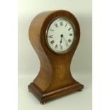 An Edwardian mahogany mantel clock, circa 1910,