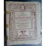 Eleven soft-cover issues of The Library Shakspeare (sic) with nearly 800 superb engravings by Sir