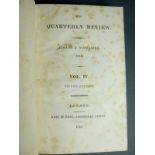 Twenty eight copies of The Quarterly Review, the earliest being Vol IV, August 1810, 2nd edition,