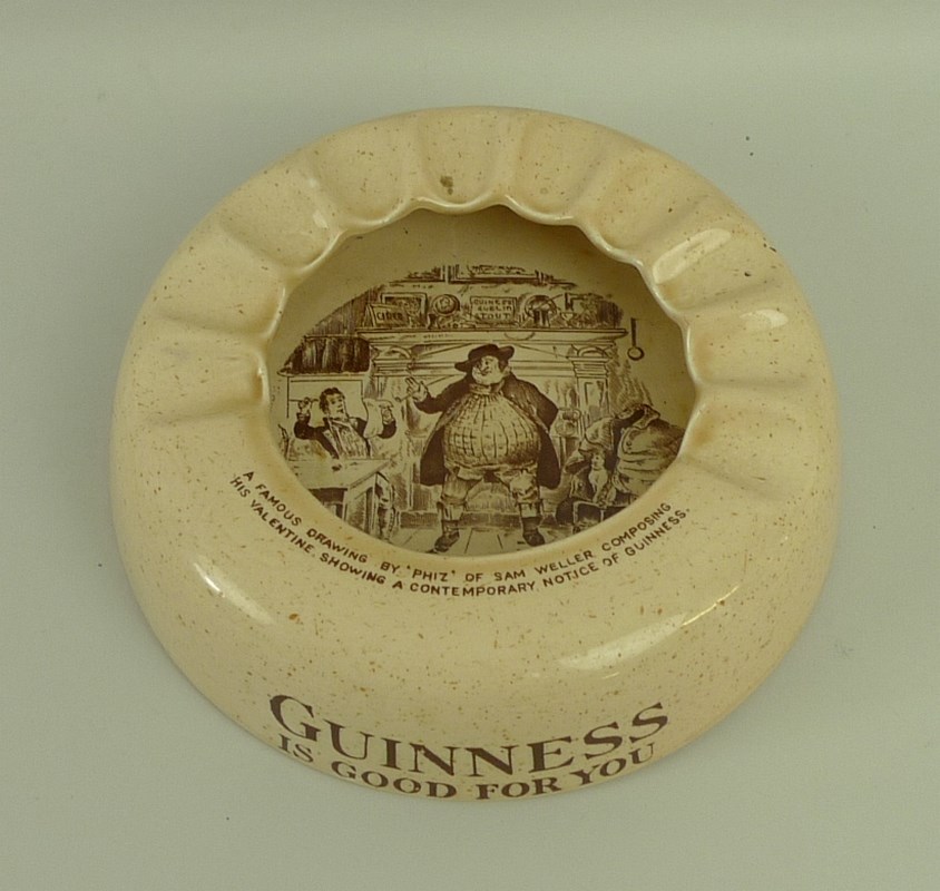A ceramic advertising ashtray for Guinness, early 20th century, - Image 2 of 3