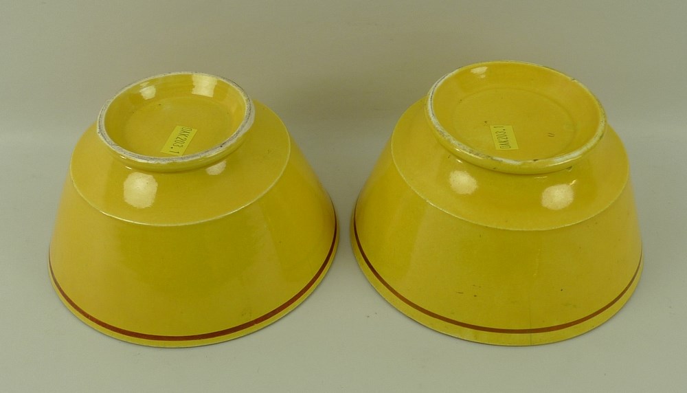 A pair of English porcelain footed slop bowls, - Image 3 of 3