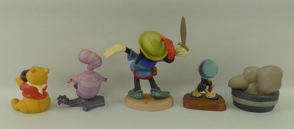 A group of five Walt Disney Classics Collection porcelain figurines, - Image 2 of 3