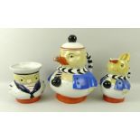 A Shelley nursery tea set after Mabel Lucie Attwell, in Sailor Duck design,