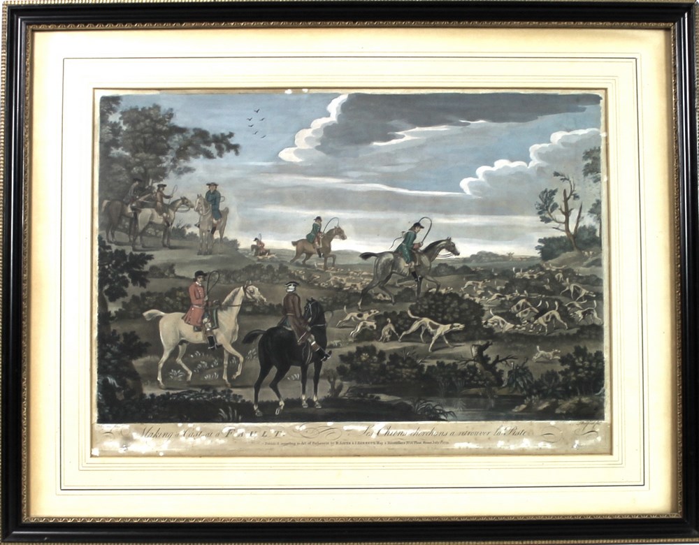 Thomas Burford (1710-1774): 'Foxhunting' after James Seymour, - Image 2 of 10