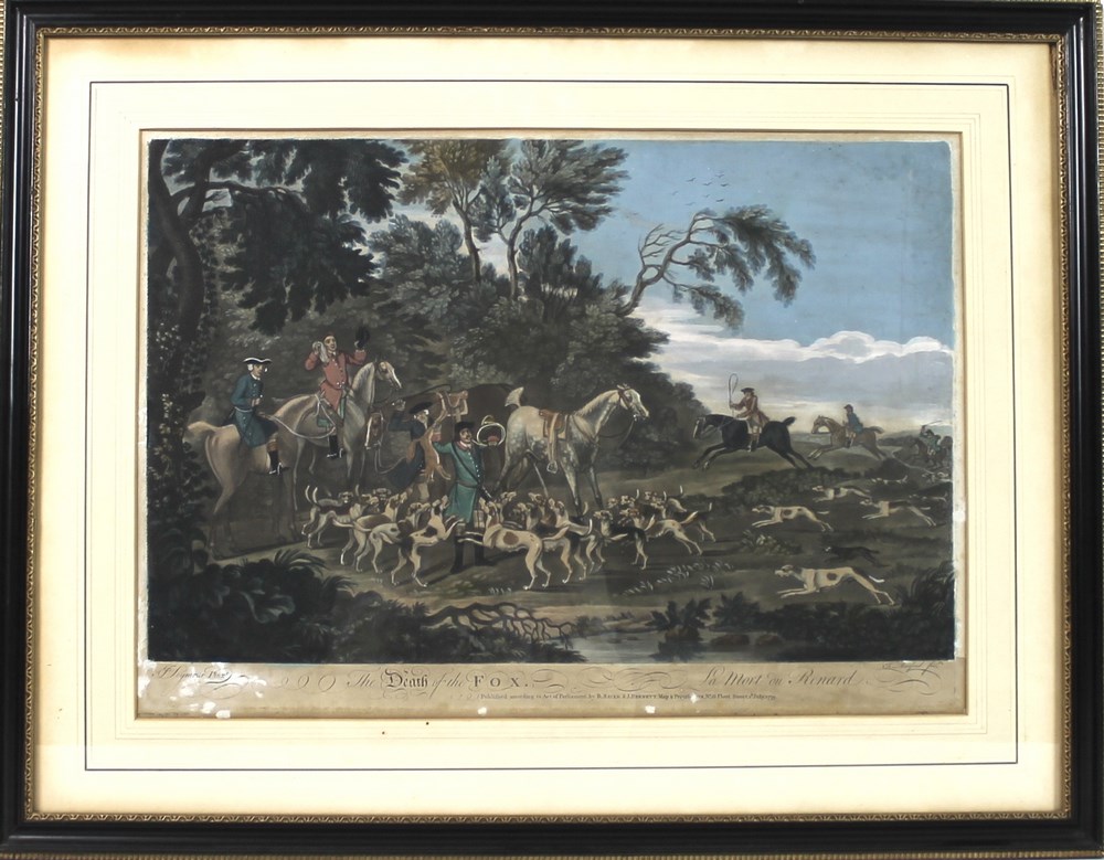 Thomas Burford (1710-1774): 'Foxhunting' after James Seymour, - Image 5 of 10