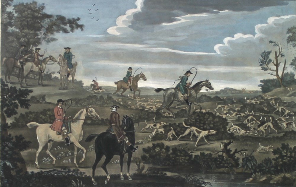 Thomas Burford (1710-1774): 'Foxhunting' after James Seymour,