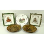 A collection of commemorative Boer war plates,