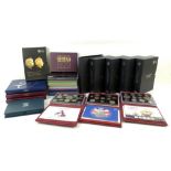 A collection of Great Britain and Northern Ireland Proof Coin sets, comprising 1970-1982,