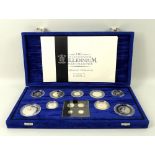 An Elizabeth II silver proof coin set, 'The Untied Kingdom Millennium Silver Collection',