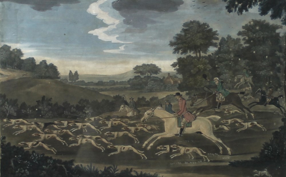 Thomas Burford (1710-1774): 'Foxhunting' after James Seymour, - Image 9 of 10