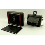 An Ibso folding camera with an Aldis Anastigmat F6 No.