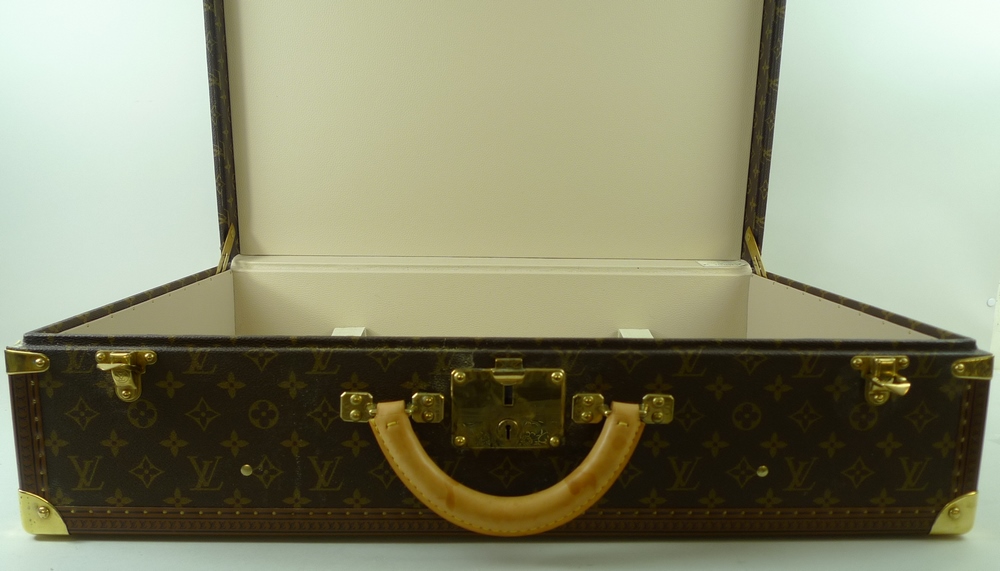 A Louis Vuitton Bisten 65 suitcase (M21325), in monogram coated fabric and calf leather trim, - Image 9 of 17