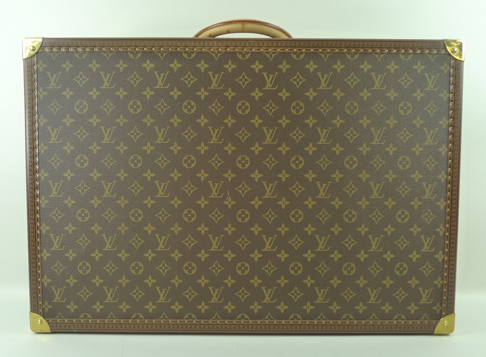 A Louis Vuitton Bisten 65 suitcase (M21325), in monogram coated fabric and calf leather trim, - Image 16 of 17