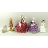 A group of three Royal Doulton ladies, comprising 'Sharon' HN3047,