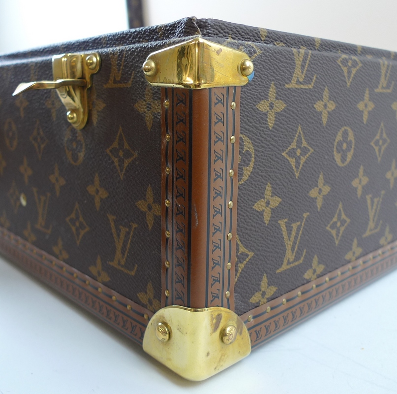 A Louis Vuitton Bisten 65 suitcase (M21325), in monogram coated fabric and calf leather trim, - Image 12 of 17