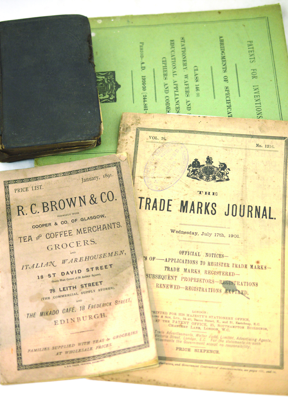 EPHEMERA/ TRADE CATALOGUES. The Trade Marks Journal Wednesday July 17th 1901 (Twyfords Toilets &