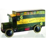 C.W.S. BISCUIT WORKS TIN PLATE LORRY. 9.5 by 4.75ins, CRUMPSALL CREAM CRACKERS to sides C.W.S./