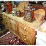 A 19th century pine dresser base.