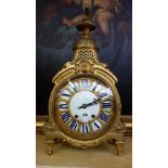 A Louis XIV style ormolu mantel clock, early 20th century,