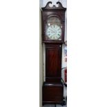 An early Victorian mahogany eight day longcase clock,