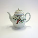 A Pennington's Liverpool globular teapot and cover, circa 1775,