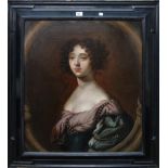 Circle of Mary Beale, Portrait of a lady, oil on canvas, 65.5cm x 59cm.