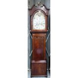 A late 19th century thirty day mahogany and inlaid longcase clock,