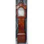 A 19th century oak thirty day longcase clock,