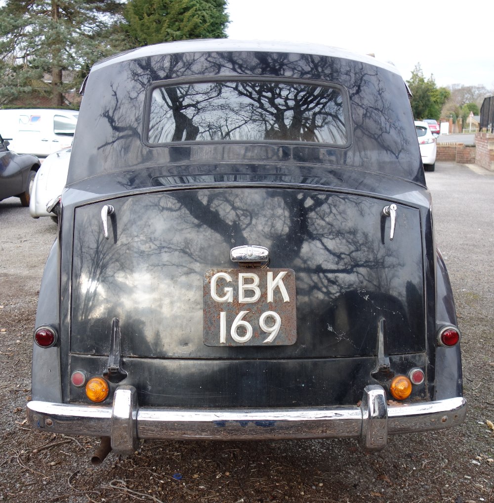 A 1951 Triumph Mayflower, black, 1247cc. Registration: GBK 169. - Image 4 of 8