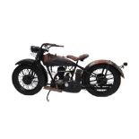 A 1930 Harley Davidson model B 500cc single cylinder motorcycle,