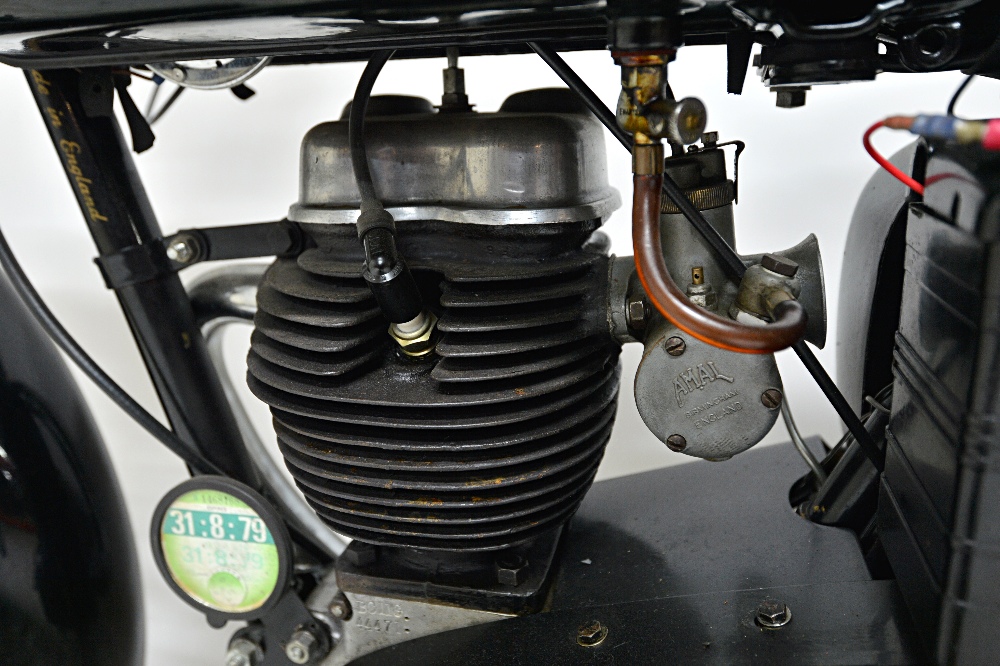 A 1956 BSA C12 250cc, black. Registration: UUY 418. - Image 3 of 4
