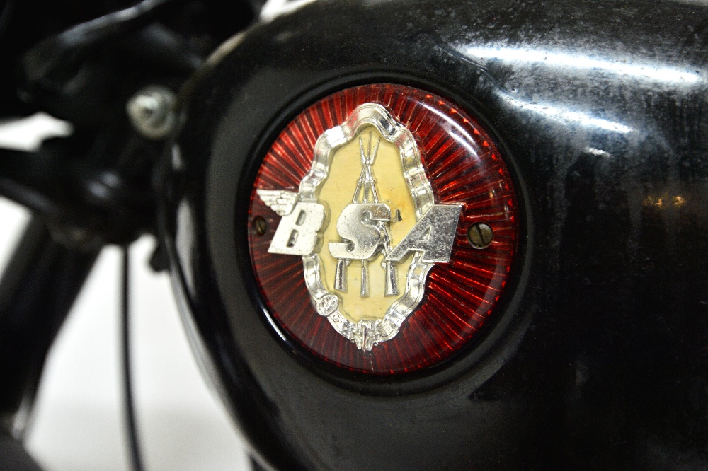 A 1956 BSA C12 250cc, black. Registration: UUY 418. - Image 4 of 4