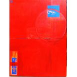 Helen Rogerson (contemporary), 'Heat', acrylic, signed with monogram,