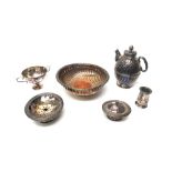 Duchess of Sutherland's Cripples Guild; a collection of silvered copper wares,