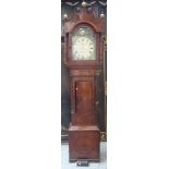 A 19th century oak thirty day longcase clock,