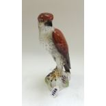 Nine Spode porcelain models of wild birds, 20th century, including; a kingfisher, a hoopoo,