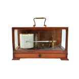 An oak cased barograph compendium by M. P.