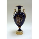 A Royal Worcester two handled vase, circa 1905,