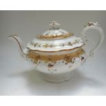 A group of Ridgway porcelain part tea and coffee services, circa 1840,