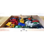 A quantity of Dinky die-cast vehicles, pre and post war,