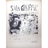 After Pablo Picasso (1881-1973), 'Sala Gaspar-Three Drinkers', Barcelona, 1961, print,