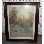 A Joseph Farquharson signed print.