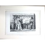 Nicolas Toussaint Charlet (1792-1845), Le Marchand de Dessins Lithographiques, crayon lithograph,