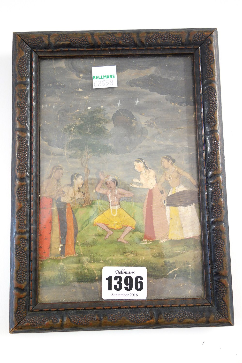 An Indian miniature painting, watercolour on paper,