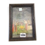 An Indian miniature painting, watercolour on paper,