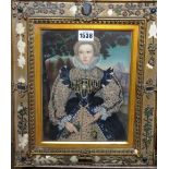 After Lucas de Heere, Portrait of Mary Tudor; Dutch School, Portrait of Mary Queen of Scots, a pair,